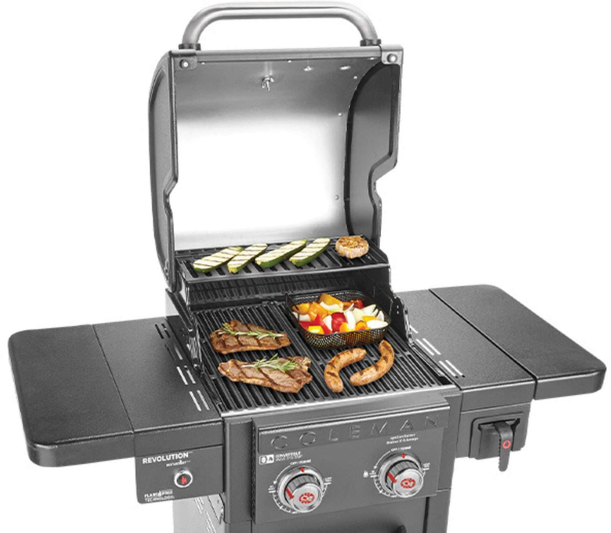 Coleman Revolution 2 Burner Freestanding LPG BBQ Black Matte REV2BMA