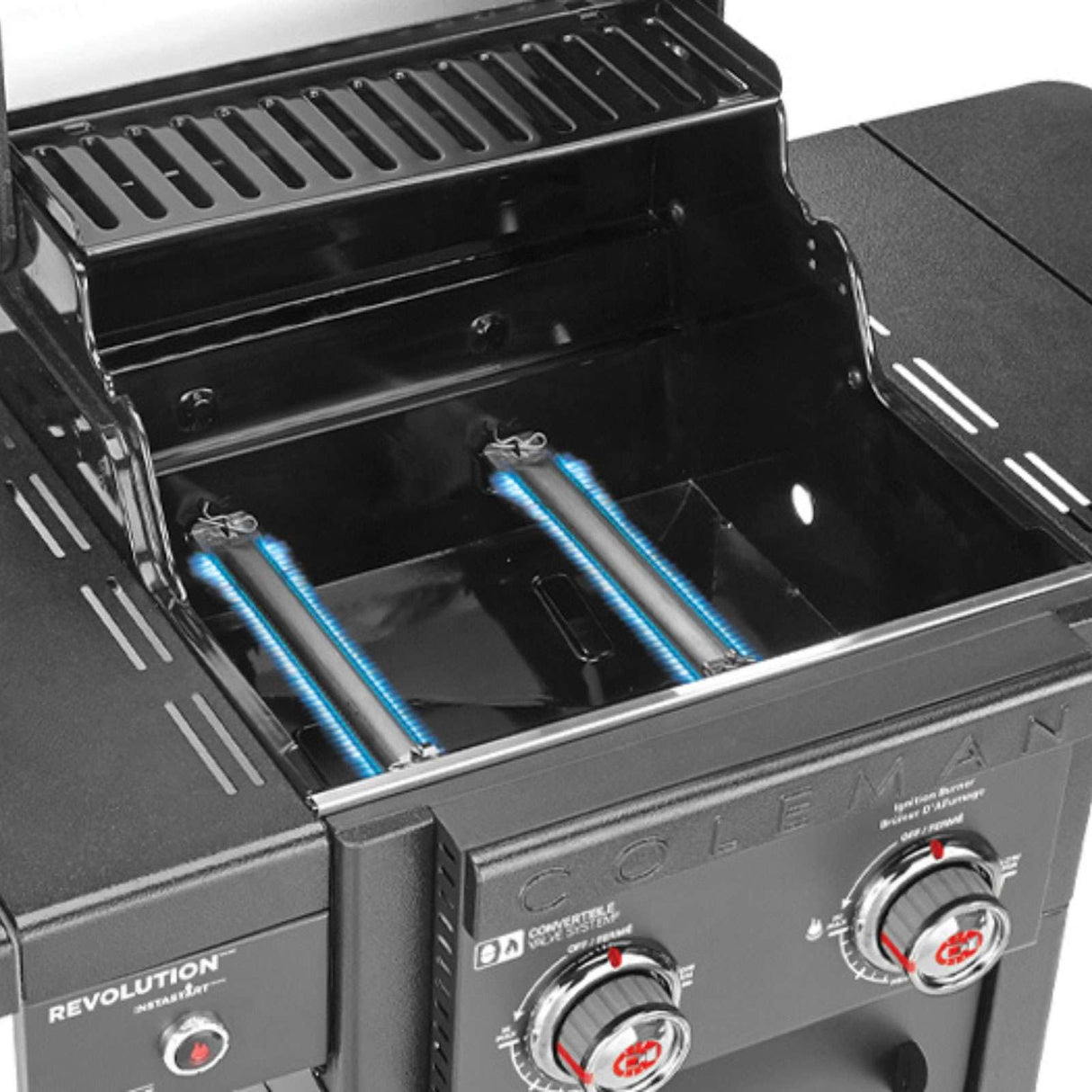 Coleman Revolution 2 Burner Freestanding LPG BBQ Black Matte REV2BMA