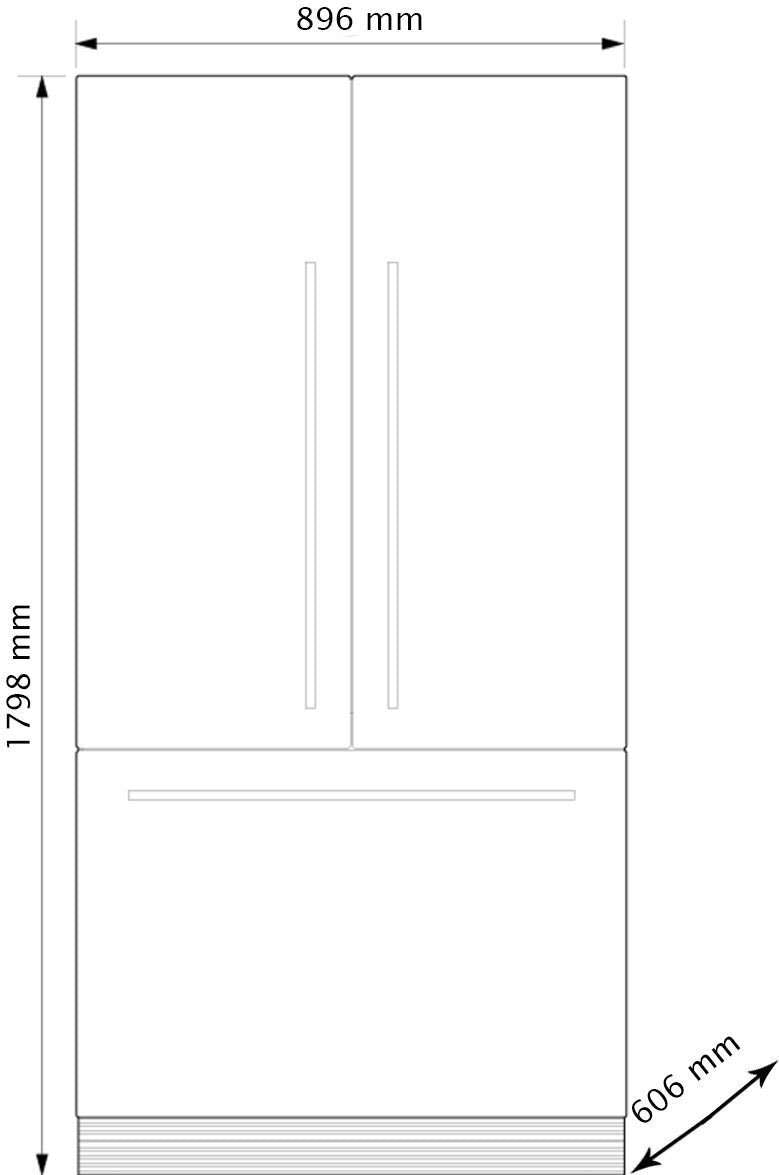 Fisher & Paykel 476L Integrated Refrigerator RS90A1 | Greater Sydney Only