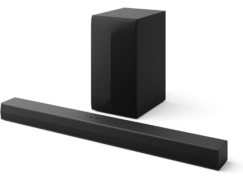 LG 3.1 Channel 340W Dolby Digital Soundbar with Wireless Subwoofer S60T