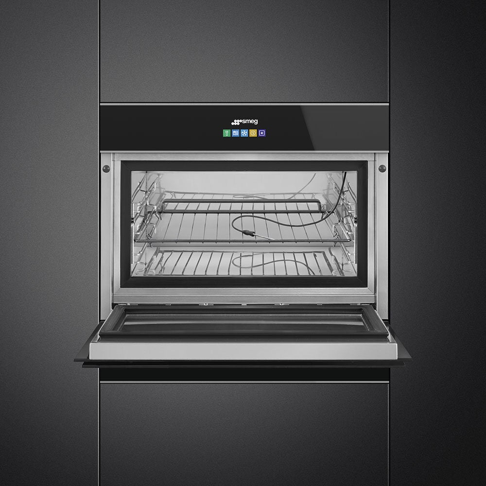Smeg 45cm Dolce Stil Novo Blast Chiller Black SAB4604NX