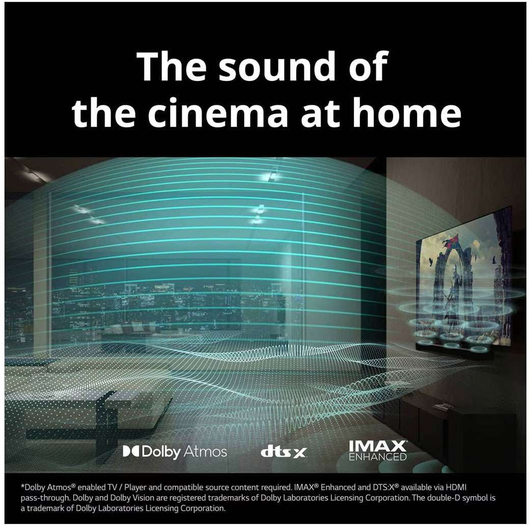 LG 3.1.3 Channel Soundbar with Wireless Subwoofer SC9S