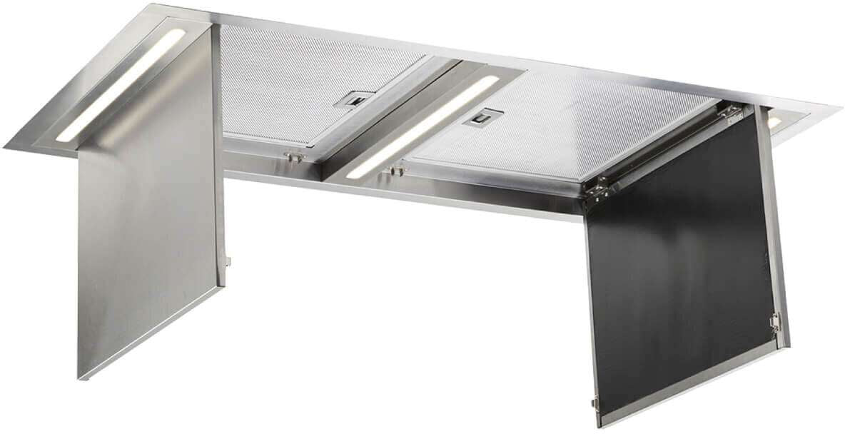 Schweigen 120cm Silent 3000m3/hr S/S TwinMotor Ceiling Rangehood SCC1200-SP2
