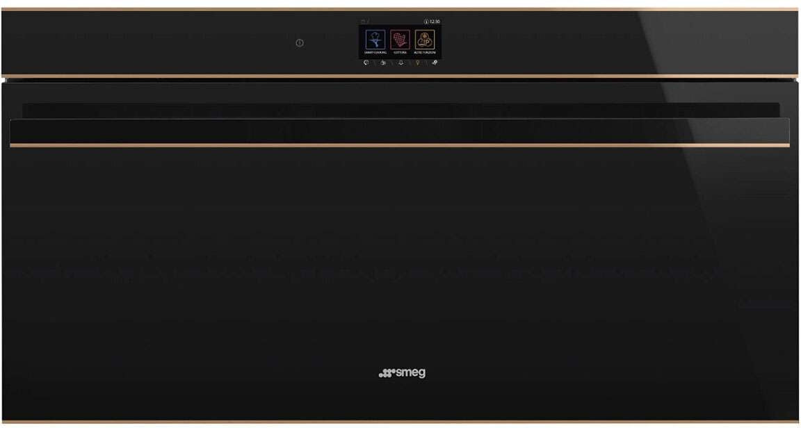 Smeg 90cm Dolce Stil Novo Thermoseal Electric Oven Copper Trim SFPR9604TNR