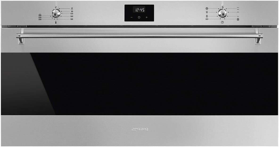 Smeg 90cm 100L Classic Thermoseal Electric Wall Oven SFRA9300TVX