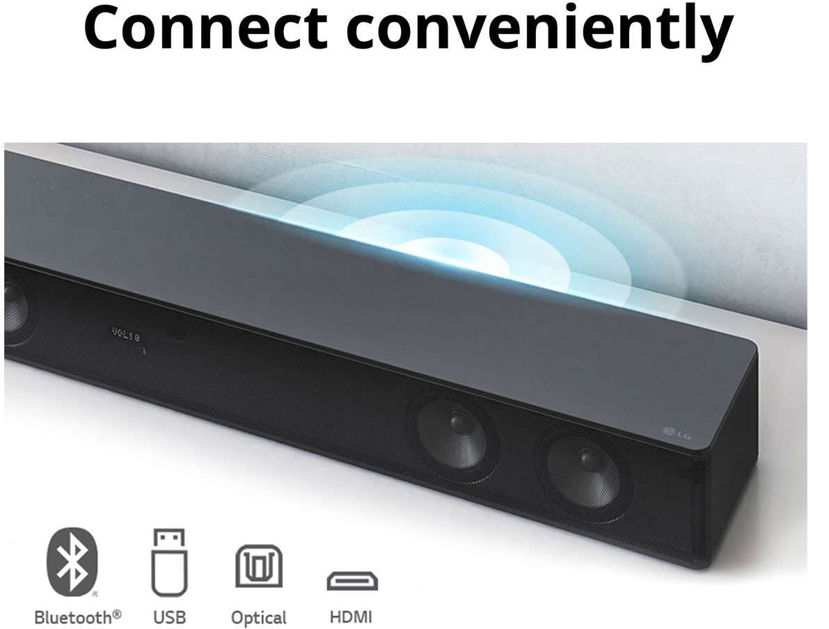 LG 5.1 Channel Soundbar with Wireless Subwoofer SH7Q