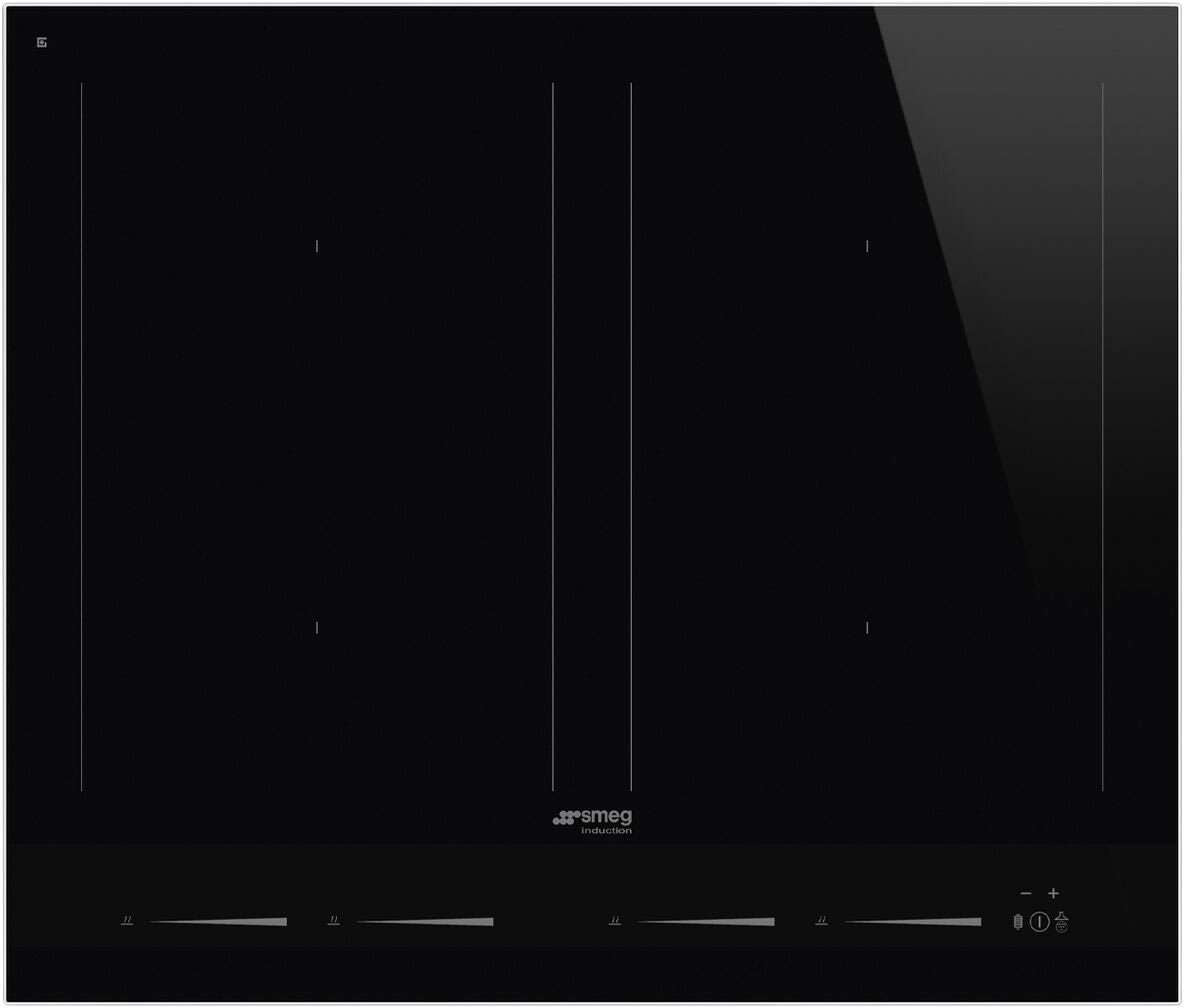 Smeg 60cm Linea Induction Cooktop Pure Black SIM1644D