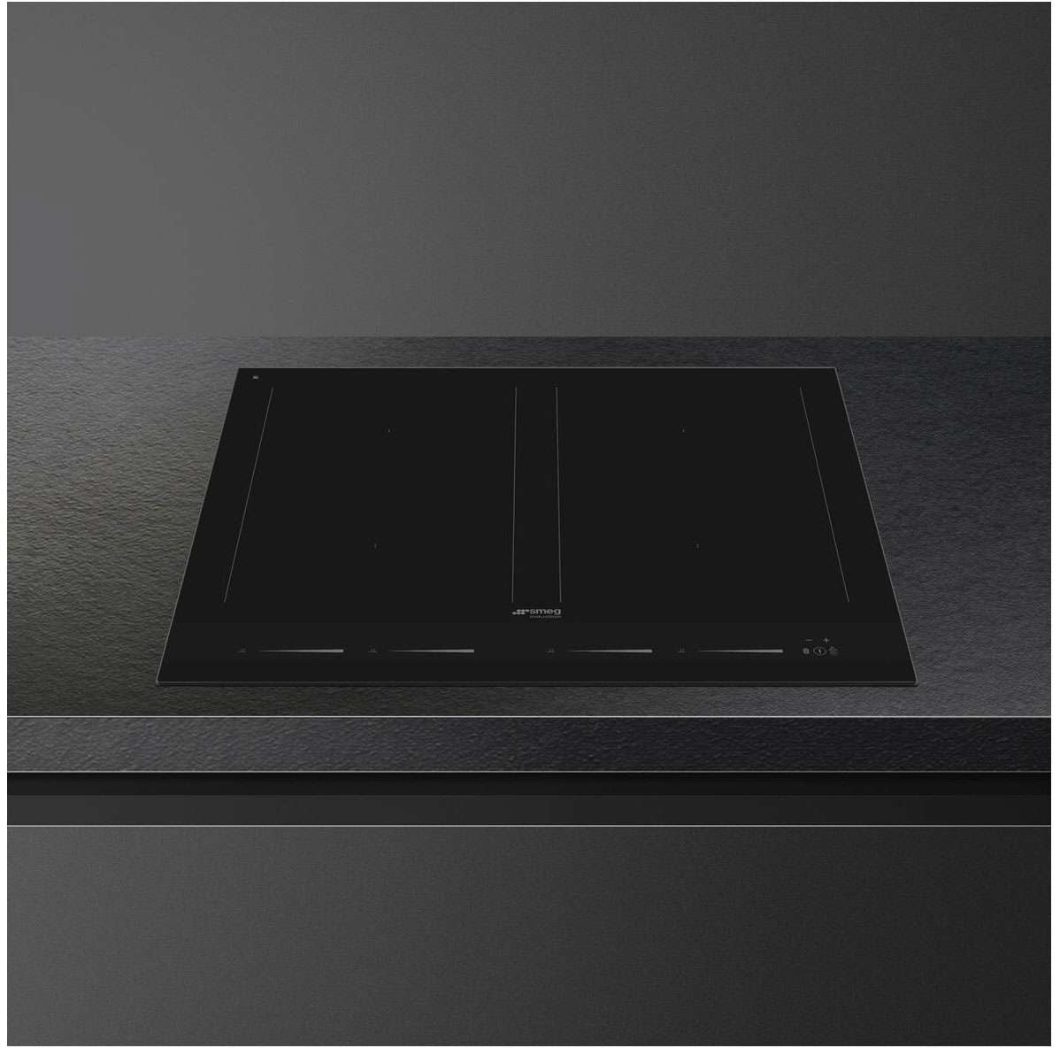 Smeg 60cm Linea Induction Cooktop Pure Black SIM1644D