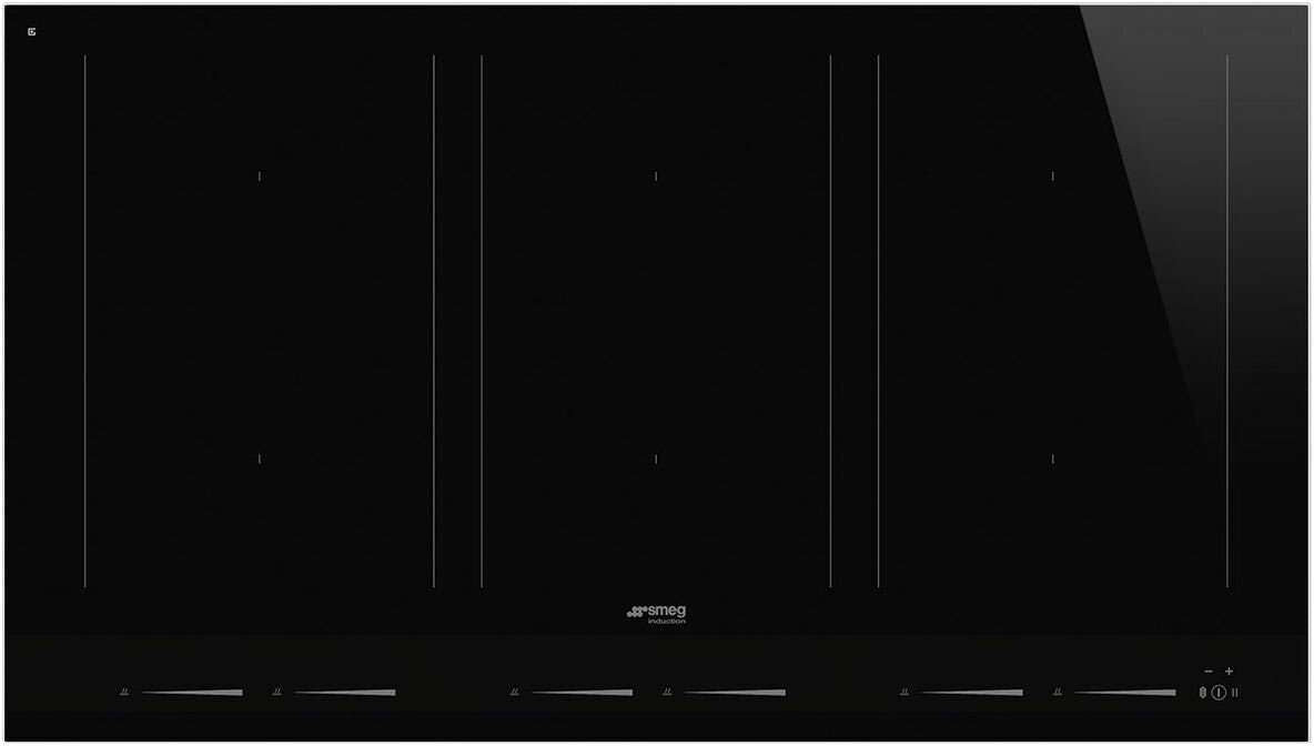 Smeg 90cm Linea Induction Cooktop Pure Black SIM1964D