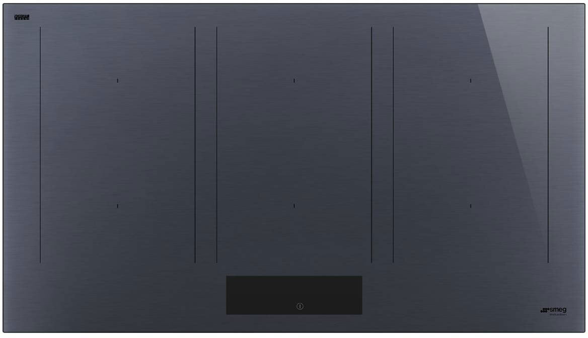 Smeg 90cm Linea Multizone Induction Cooktop Neptune Grey SIM1964DG