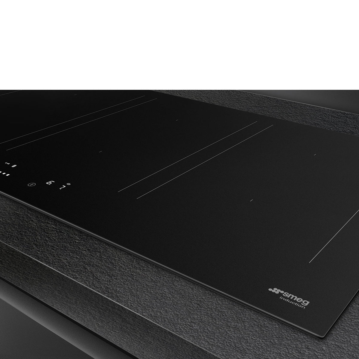 Smeg 90cm Classic Induction Cooktop Matte Black SIM3964N