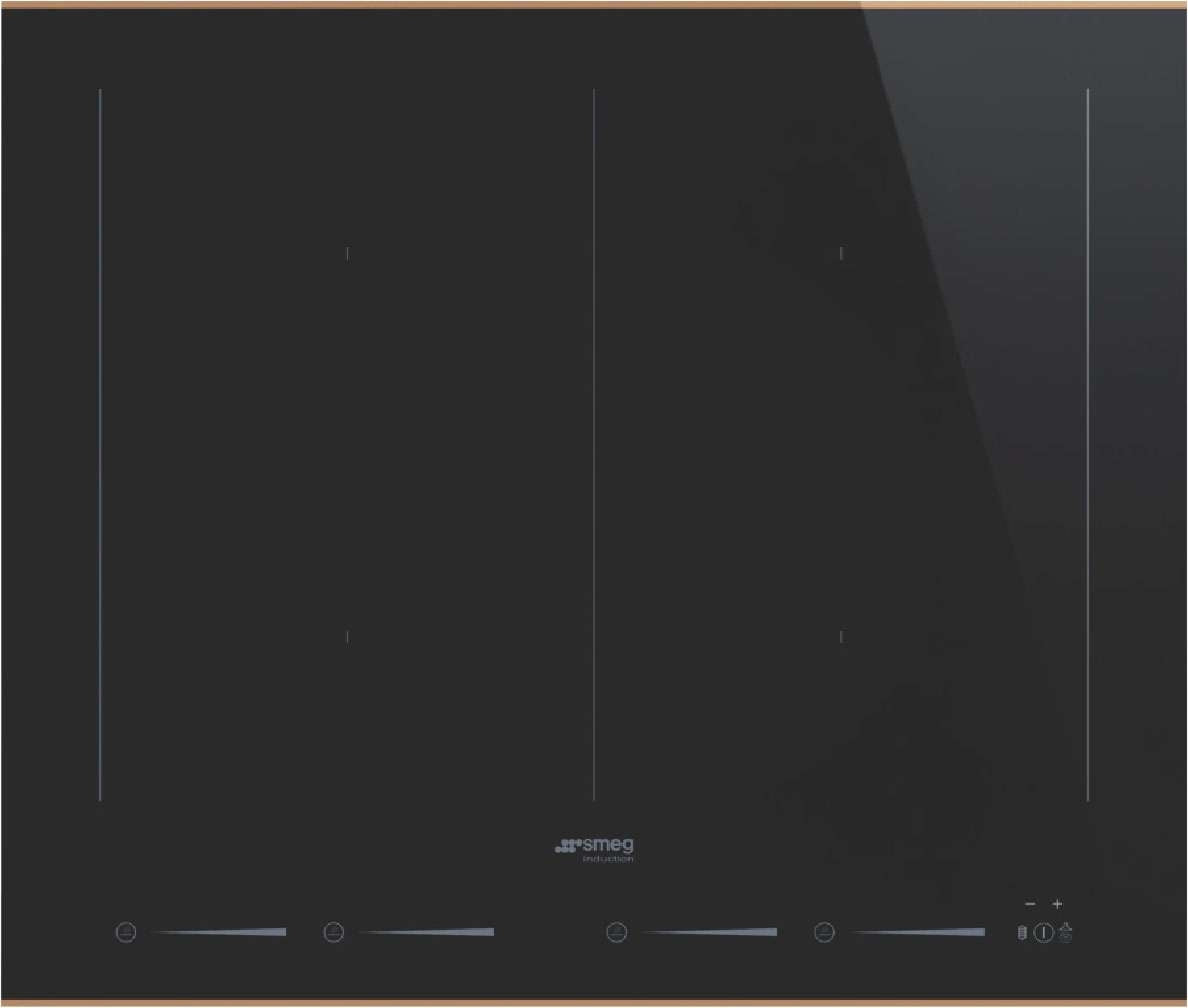 Smeg 60cm Dolce Stil Novo Induction Cooktop Copper Trim SIM6644R