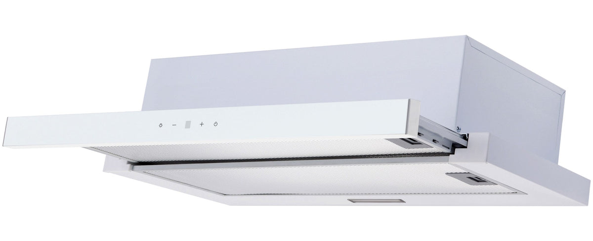 Casa 90cm Slideout Rangehood White SLDCA90W