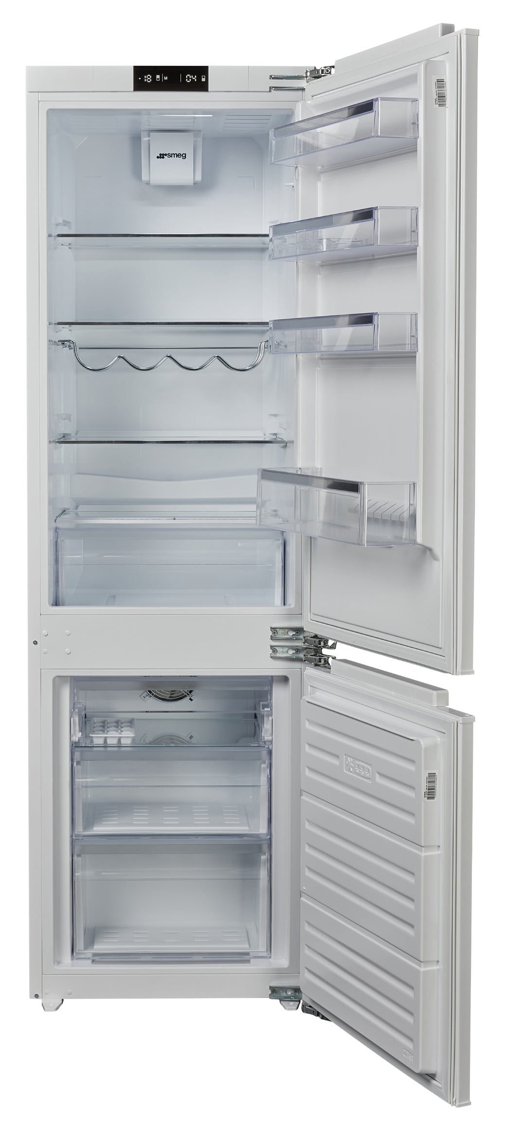 Smeg 242L Integrated Bottom Mount Refrigerator SABI256BM