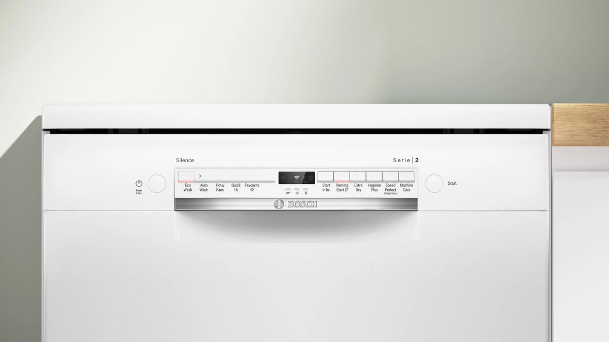 Bosch Series 2 60cm Freestanding Dishwasher White SMS2ITW01A