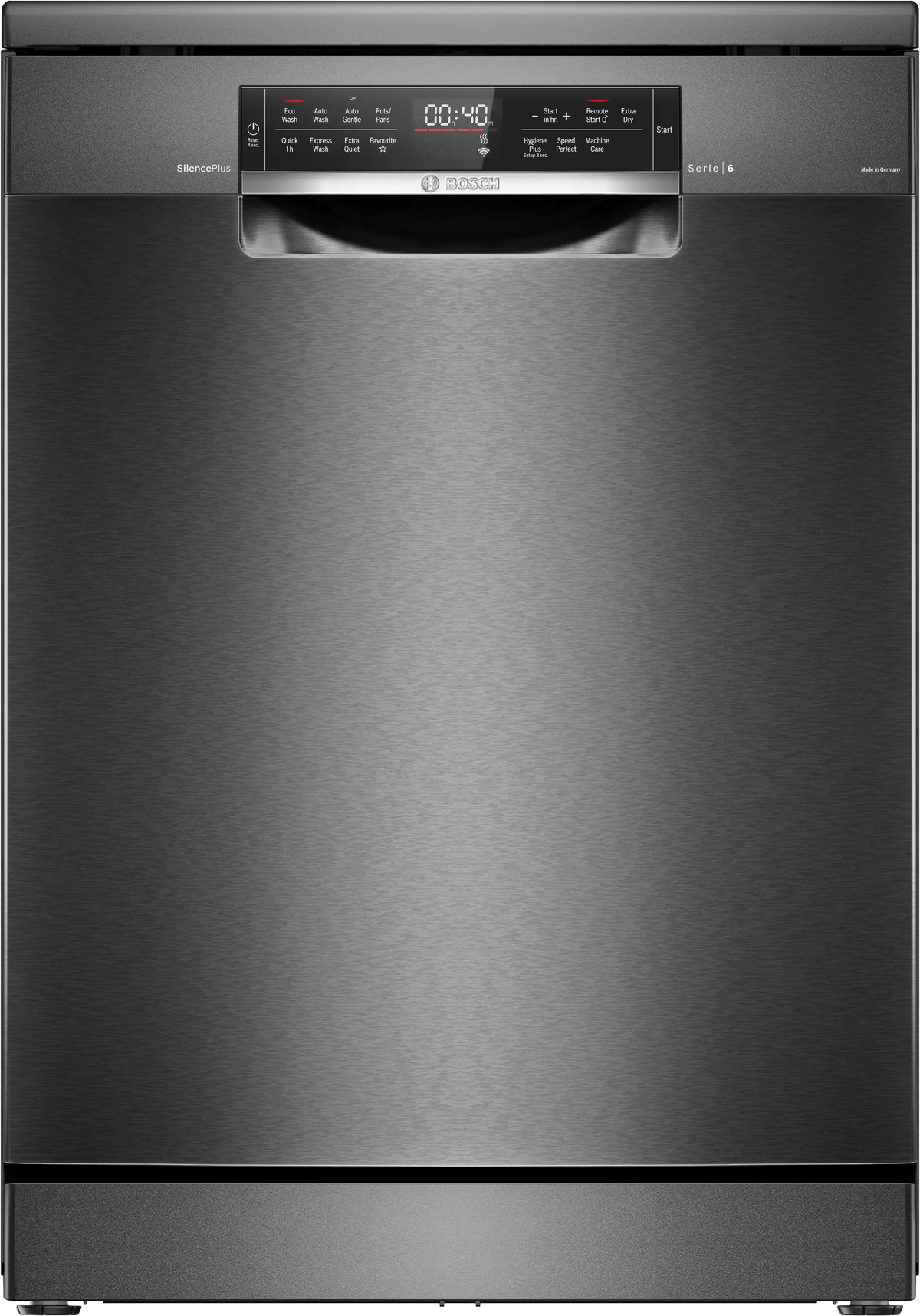 Bosch Series 6 60cm Freestanding Dishwasher Black Inox SMS6HCB01A