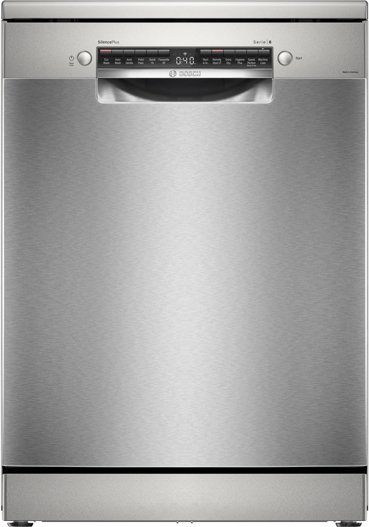 Bosch Series 6 60cm Freestanding Dishwasher Stainless Steel SMS6HCI02A