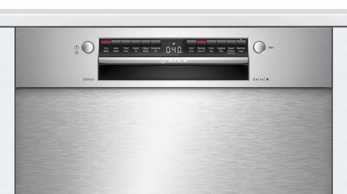 Bosch Series 4 60cm Built Under Dishwasher Stainless Steel SMU4HTS01A