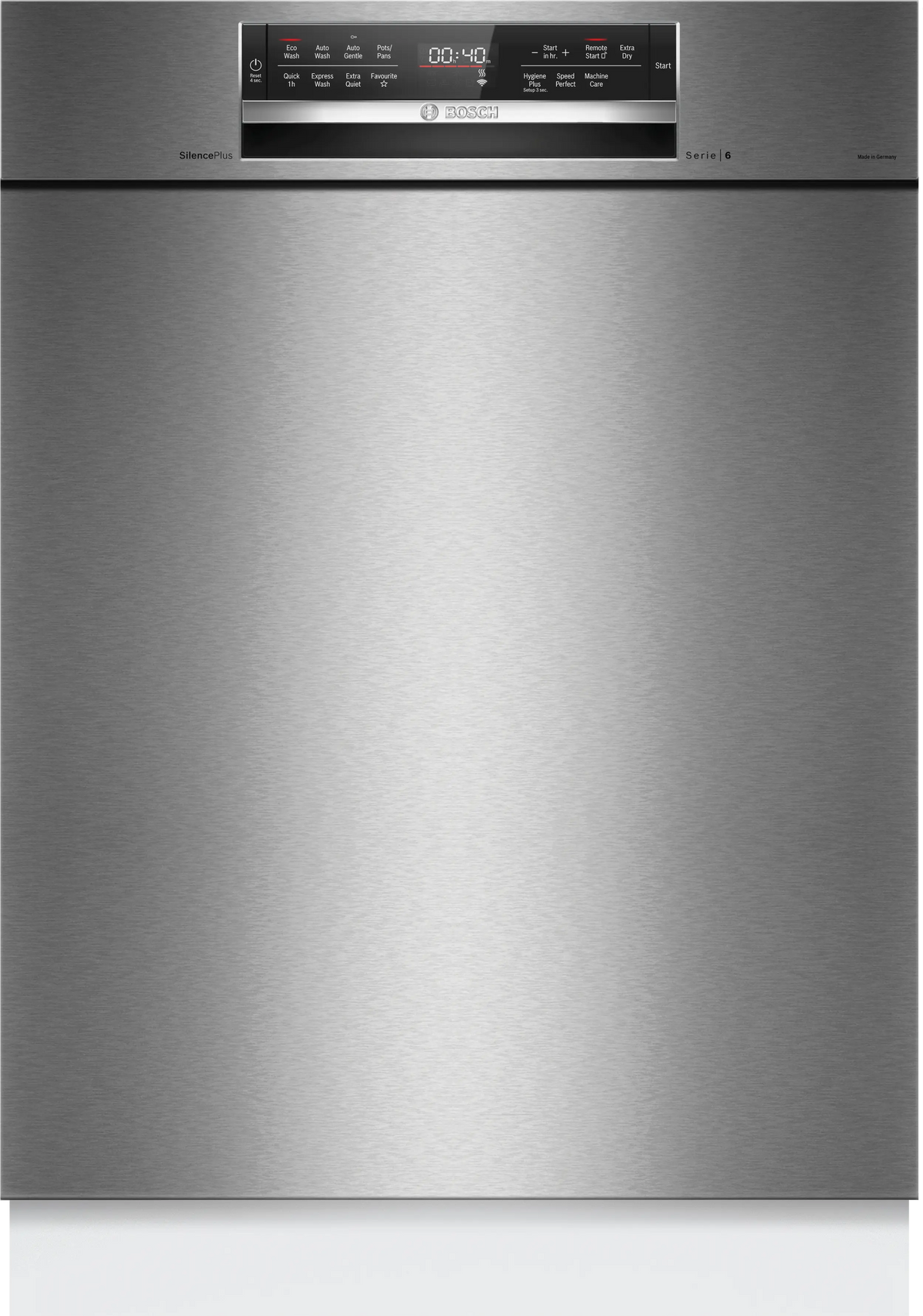 Bosch Series 6 60cm Built Under Dishwasher Stainless Steel SMU6HCS01A