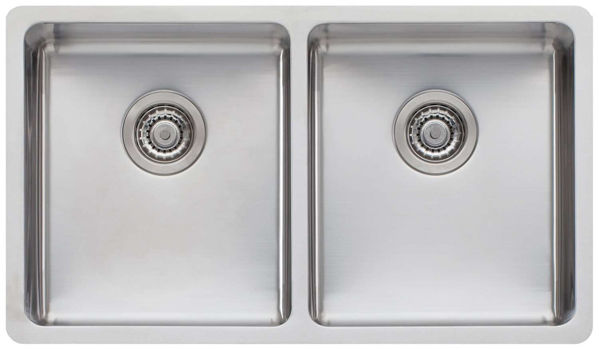 Oliveri Sonetto Double Bowl Inset/Undermount Sink Pack SN63TU
