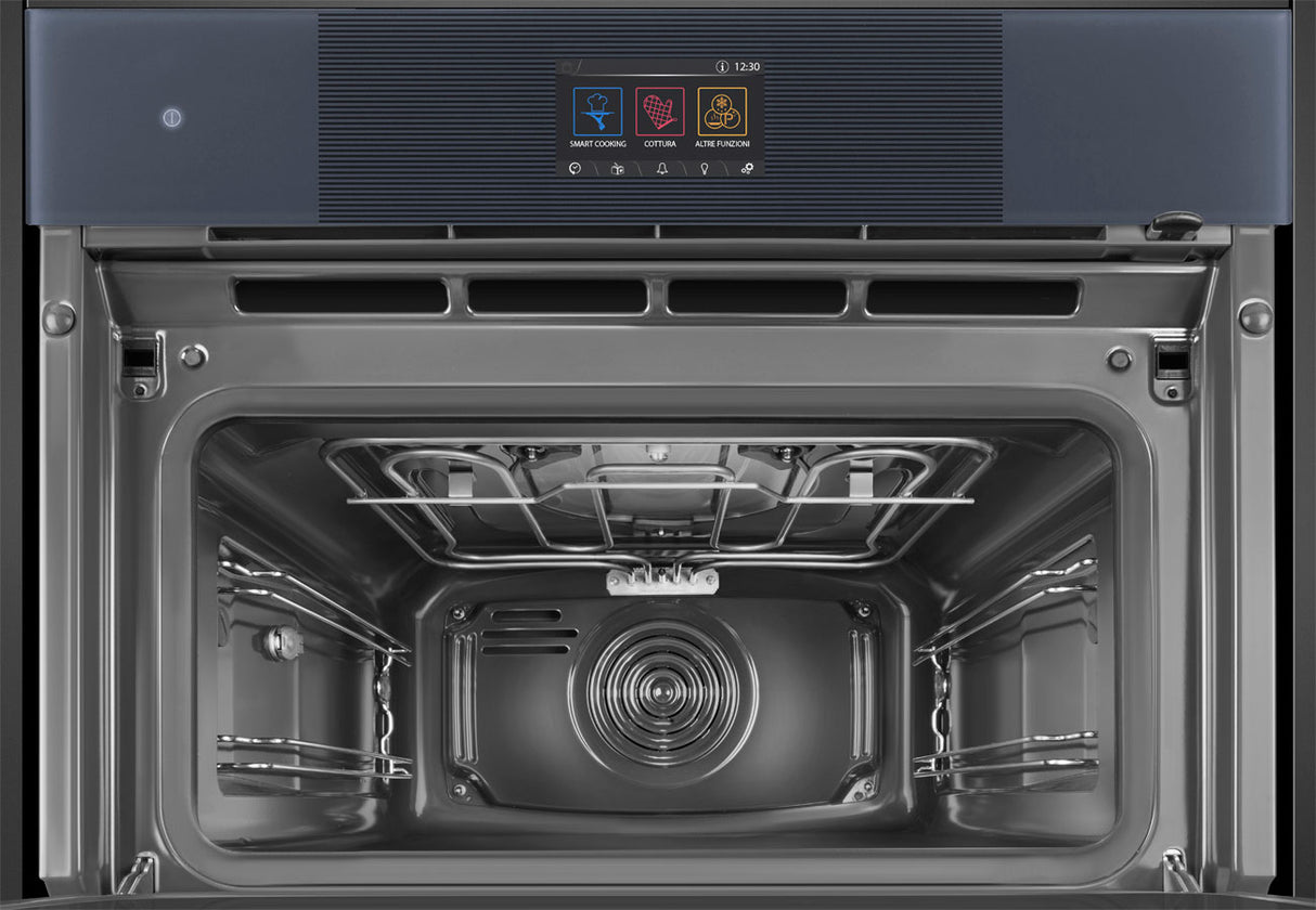 Smeg 45cm Linea Compact Omnichef Oven Neptune Grey SO4104APG