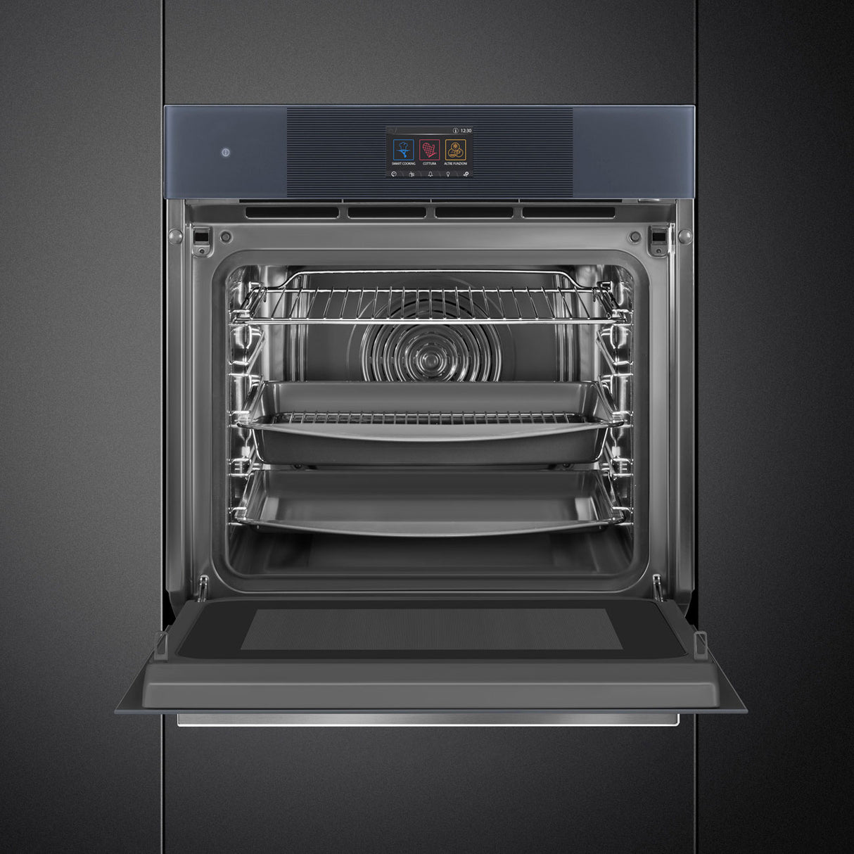 Smeg 60cm Linea Omnichef Oven Neptune Grey SO6104APG