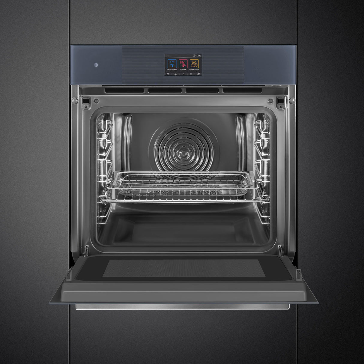 Smeg 60cm Linea Omnichef Oven Neptune Grey SO6104APG