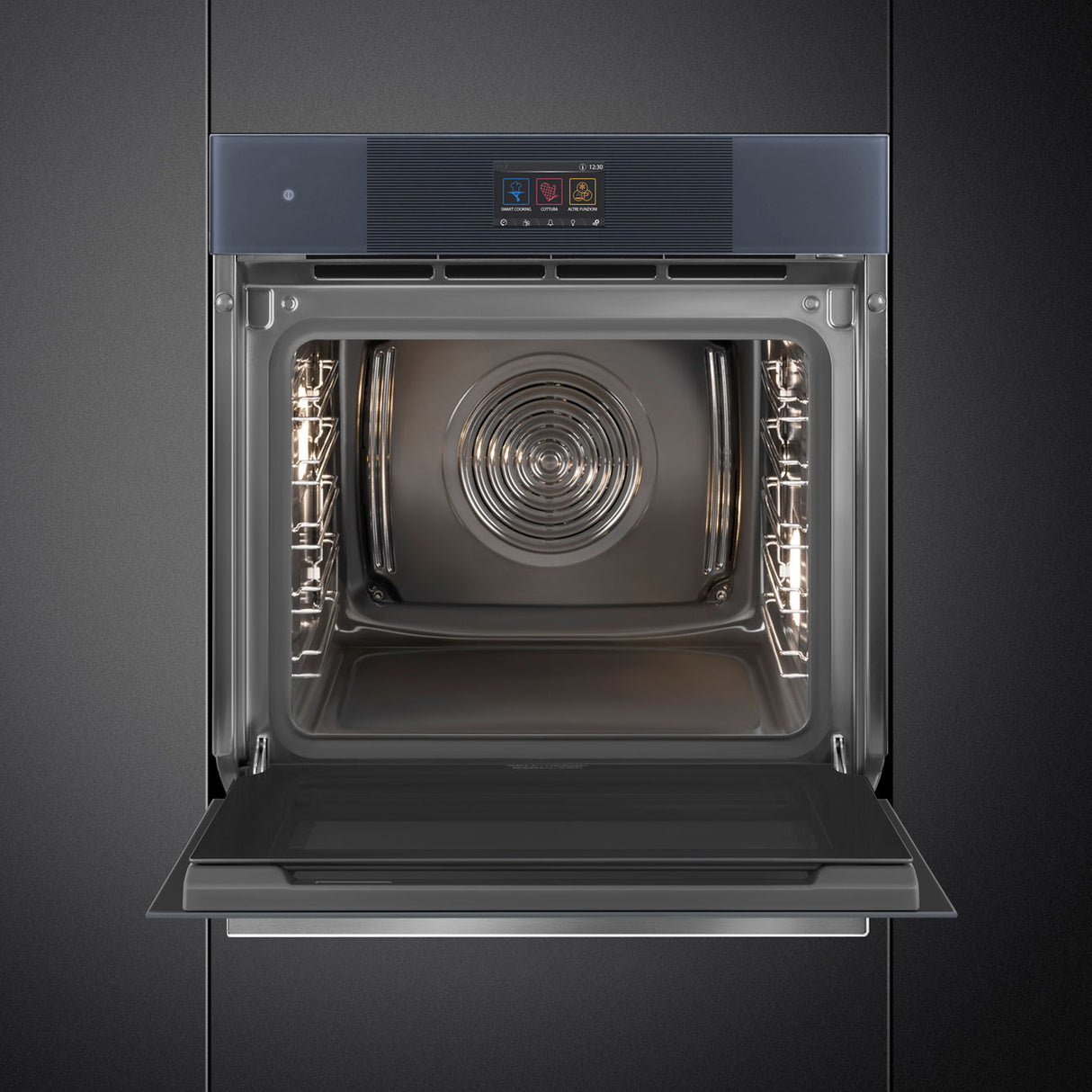Smeg 60cm Linea Combi Steam Oven Neptune Grey SOA6104S4PG