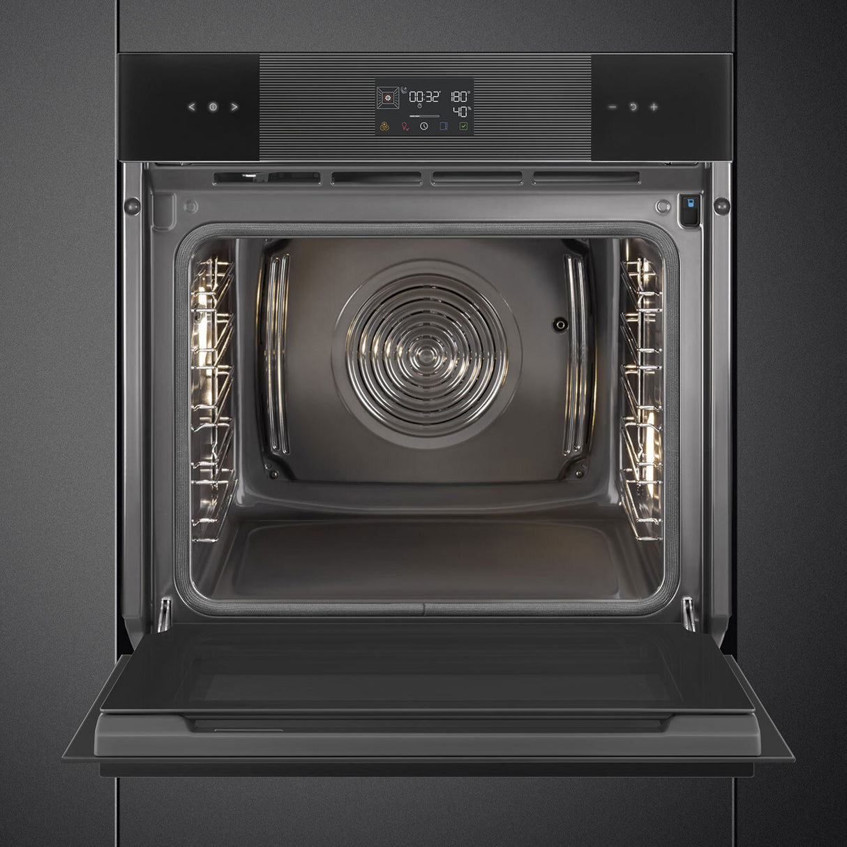 Smeg 60cm Linea Combi Steam Oven Black SOPA6102S2PB3
