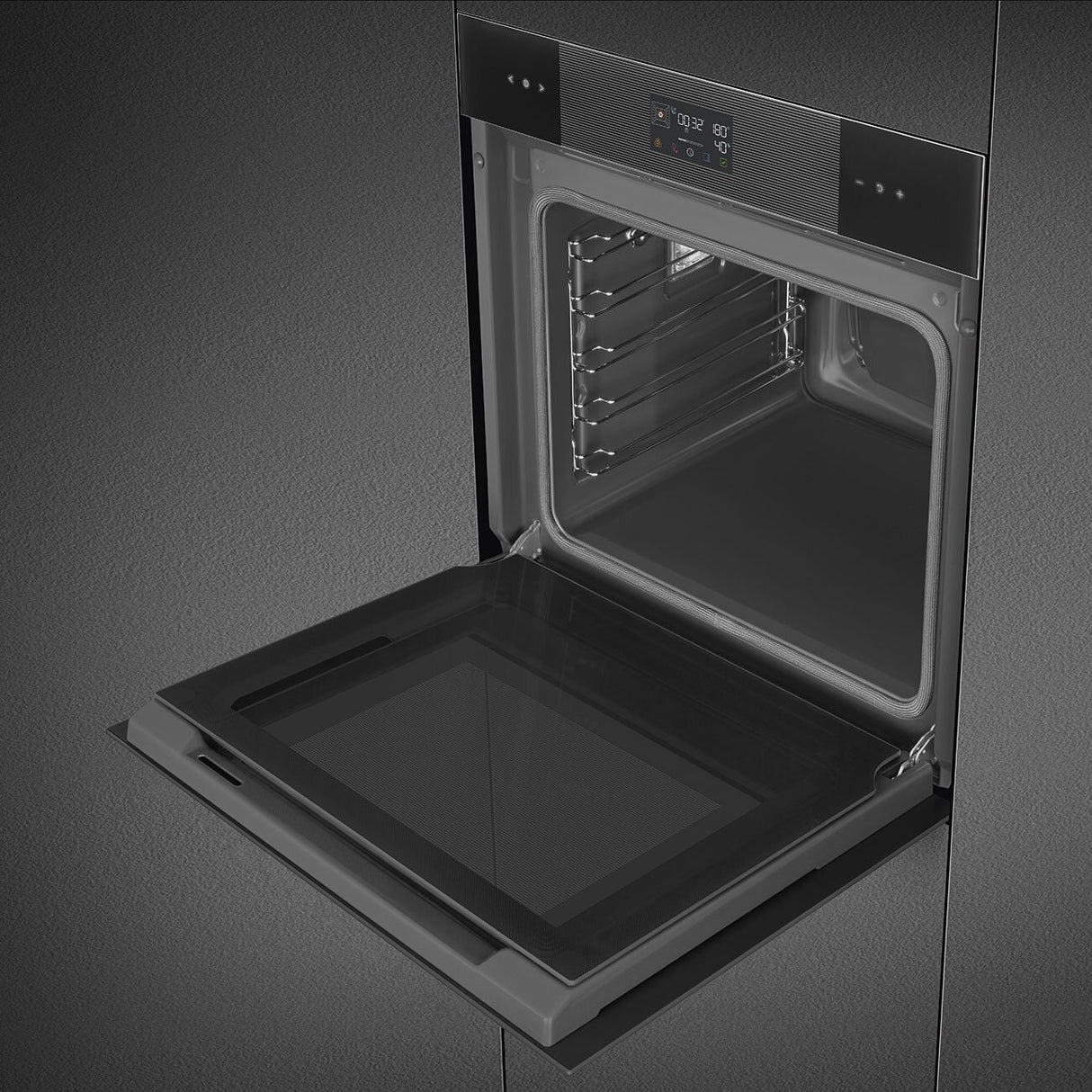 Smeg 60cm Linea Combi Steam Oven Black SOPA6102S2PB3