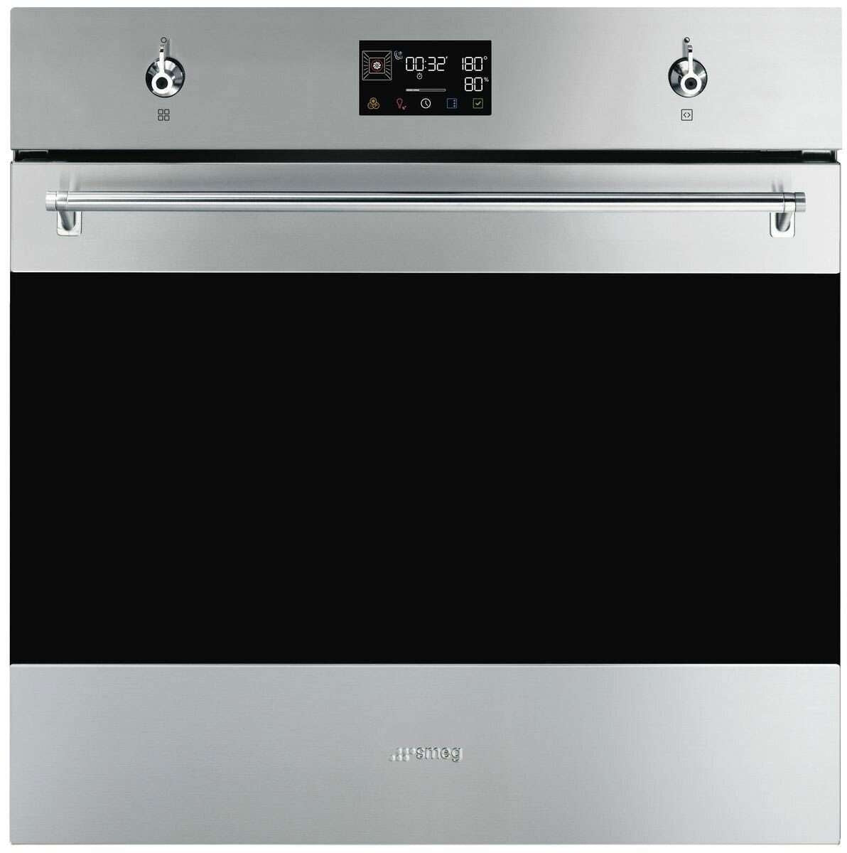 Smeg 60cm Classic Pyrolytic Electric Steam Oven SOPA6302S2PX
