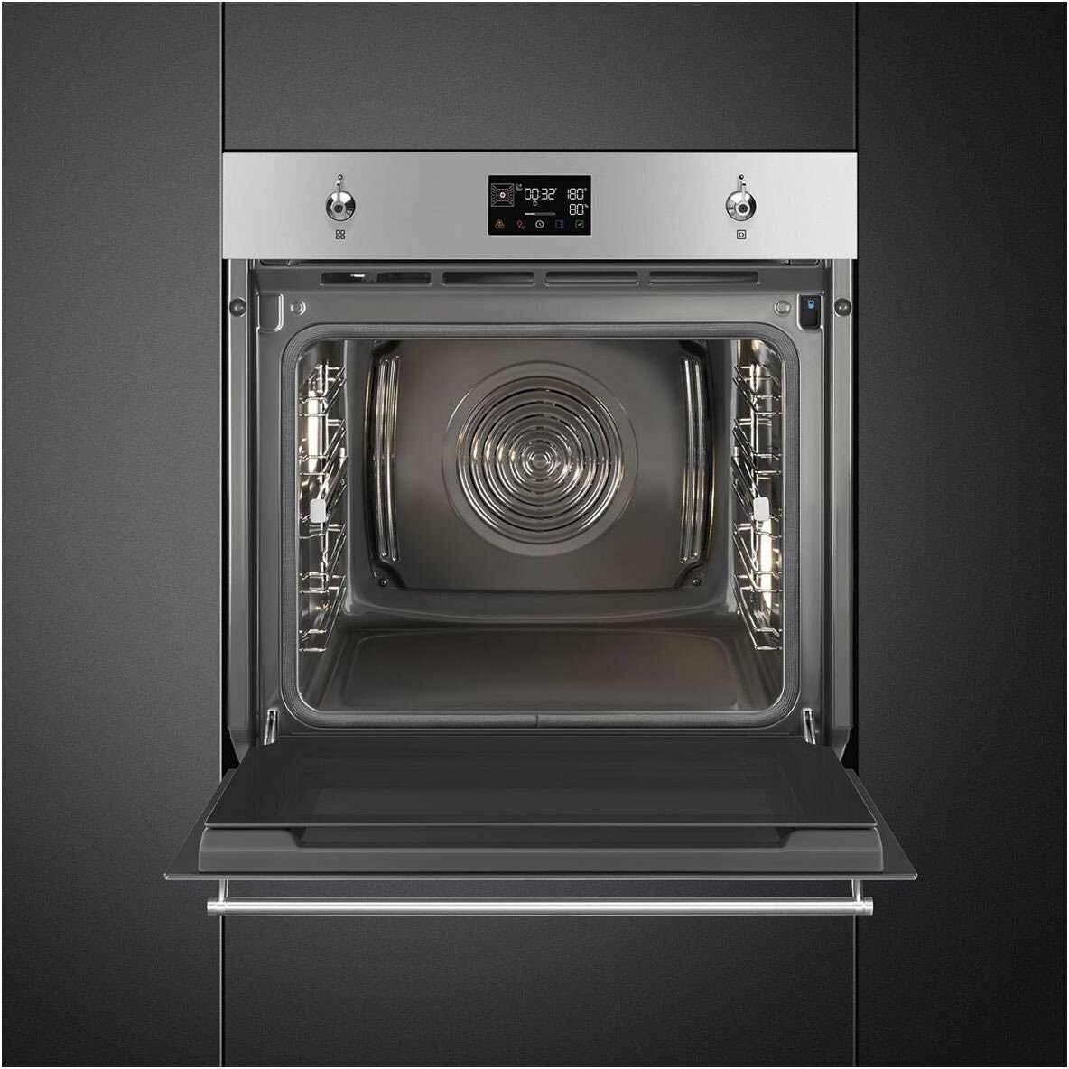 Smeg 60cm Classic Pyrolytic Electric Steam Oven SOPA6302S2PX