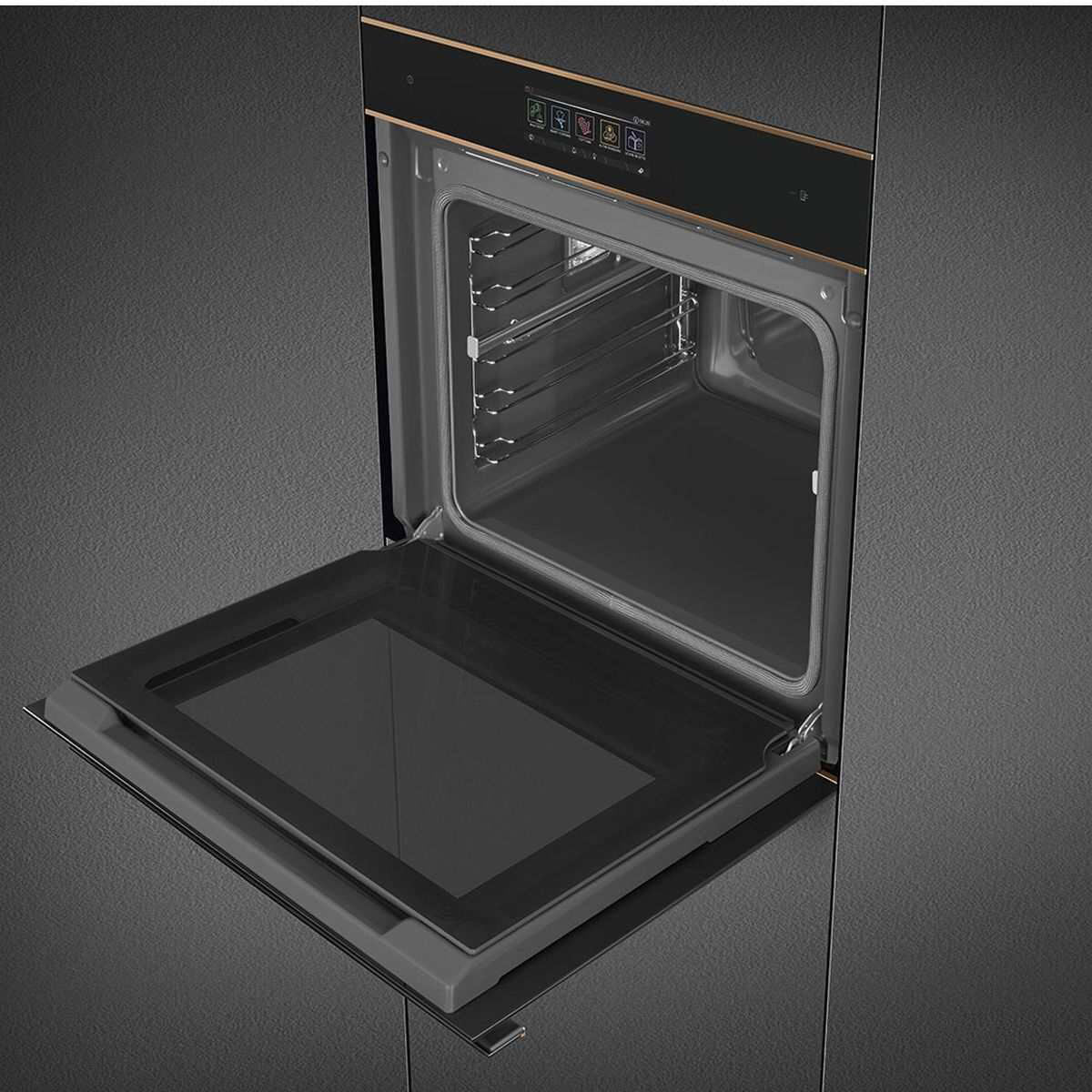 Smeg 60cm Dolce Stil Novo Combi Steam Oven Black SOPA6606WS2PNR