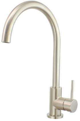 Modern National Benalla Star Kitchen Mixer Tap Brushed Nickel STR004BN