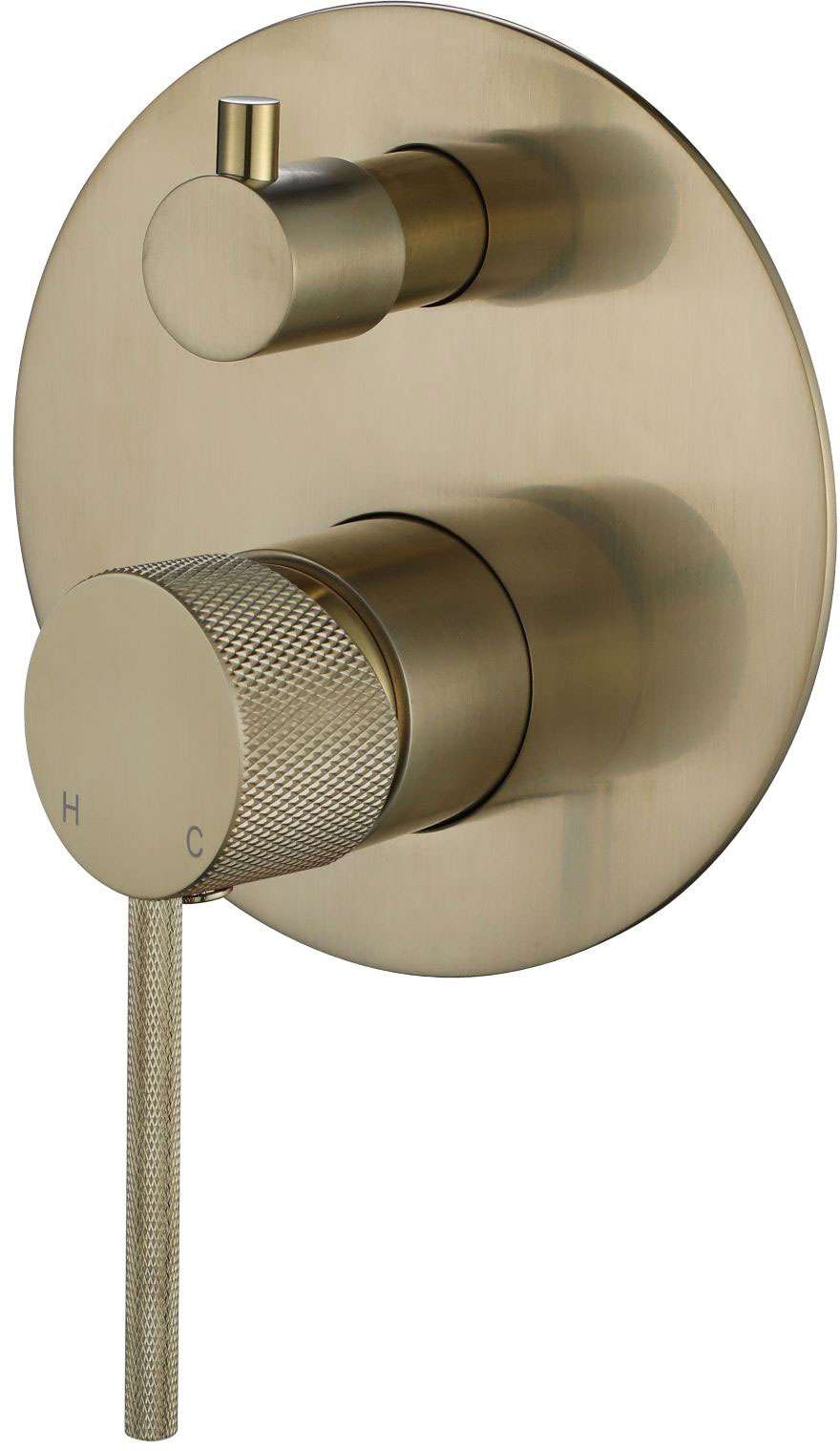 Modern National Star Mini Shower Divertor Brushed Bronze STRM009BM+STRM009BM-H2
