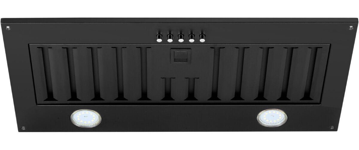Schweigen 60cm Non-Silent 1080m3/hr Black Undermount Rangehood SWU-6B