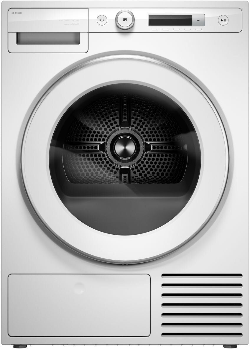 ASKO Logic 8kg Butterfly Drying Heat Pump Dryer White T308HCW.AU