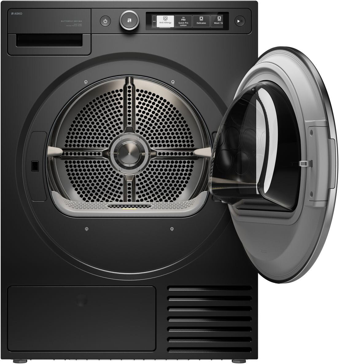 ASKO Style 9kg Butterfly Drying Tumble Dryer Graphite Black T509HPG.AU