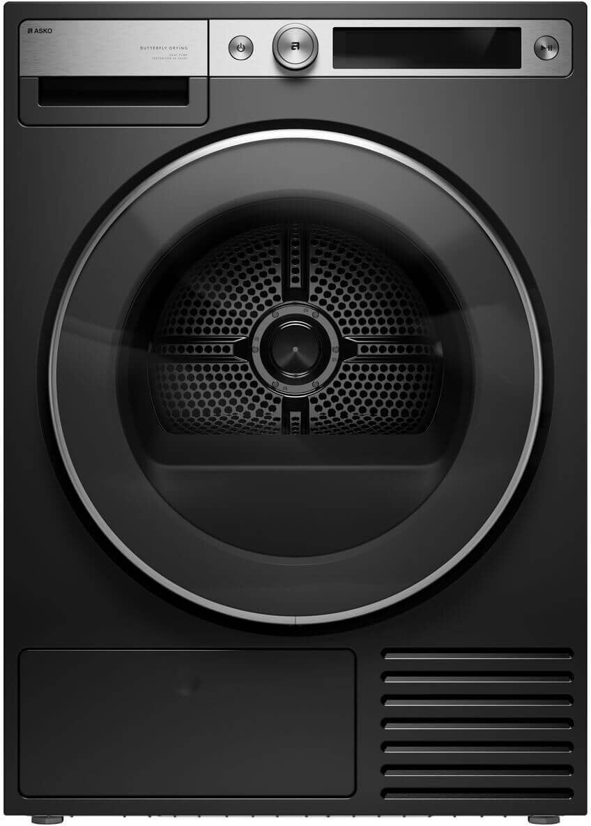 ASKO Style+ 9kg Butterfly Drying Heat Pump Dryer Graphite Black T709HUG.AU