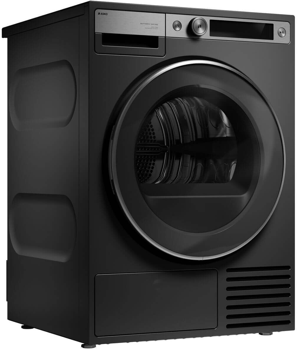 ASKO Style+ 9kg Butterfly Drying Heat Pump Dryer Graphite Black T709HUG.AU