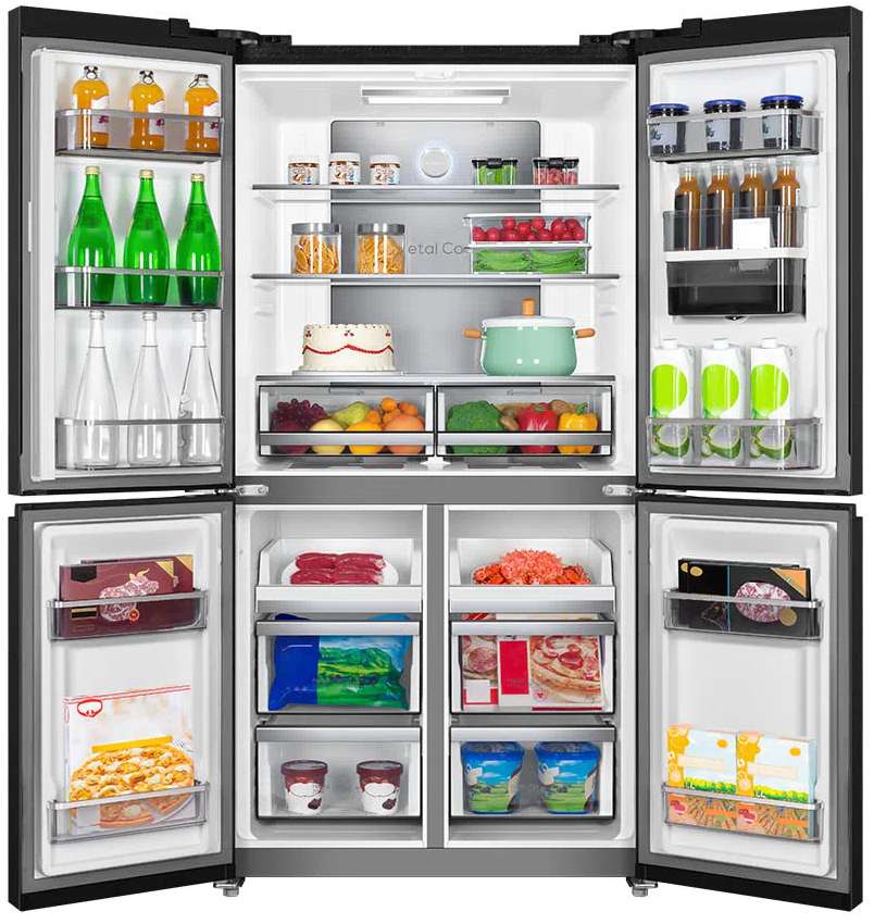 TCL 590L Quad Door Refrigerator TRF590QHB | Greater Sydney Only