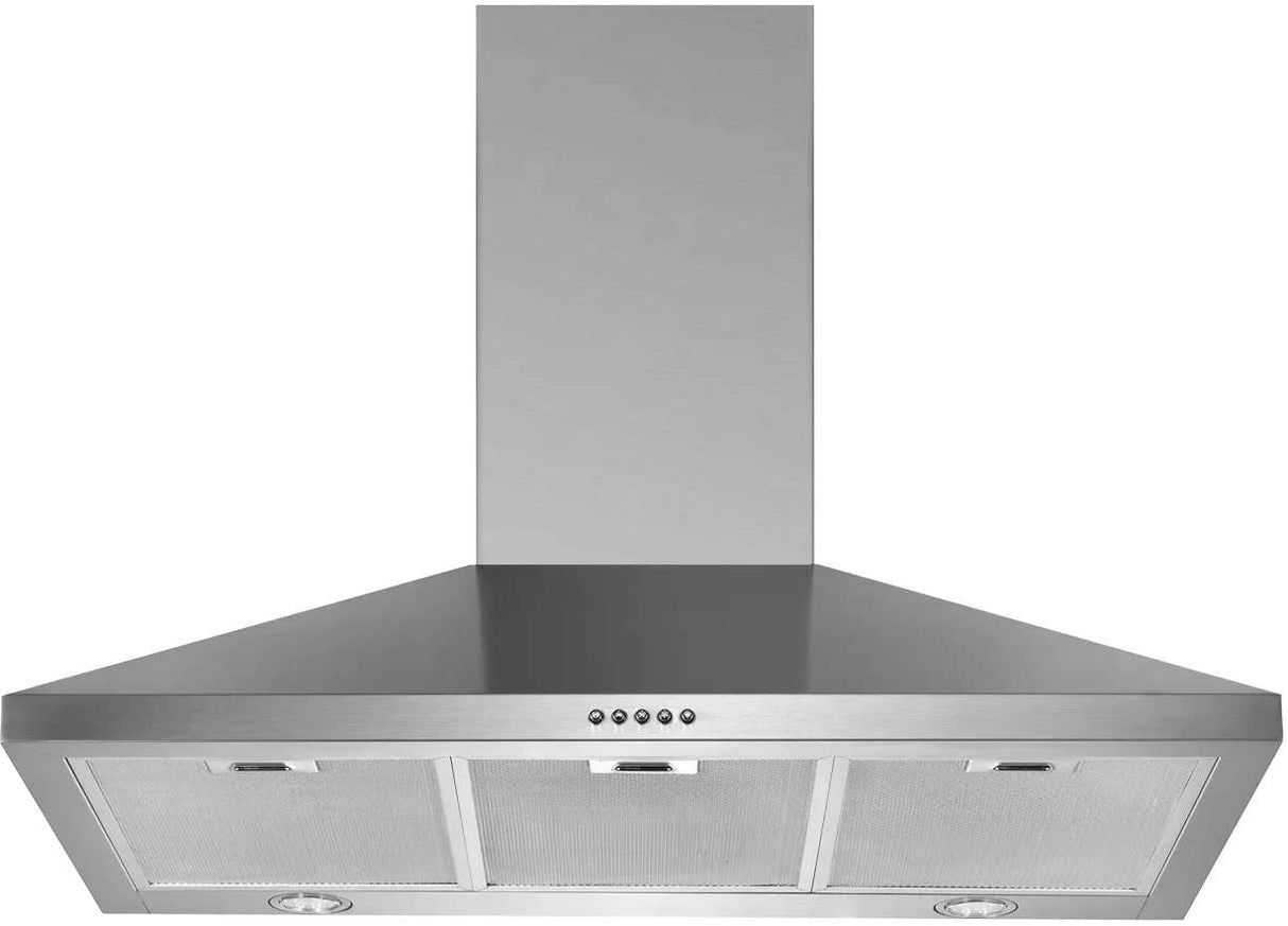 Schweigen 90cm Non-Silent 1080m3/hr Stainless Steel Wallmount Rangehood TRI-900
