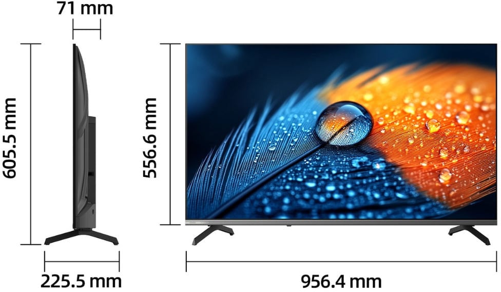 CHiQ 43" 4K QM10 QLED Smart Google TV U43QM10