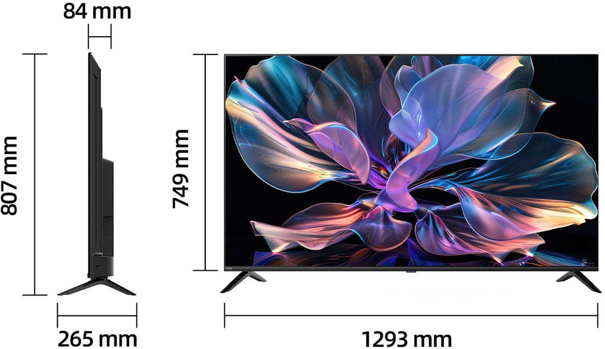 CHiQ 58" 4K QLED Smart Google TV U58QG7L