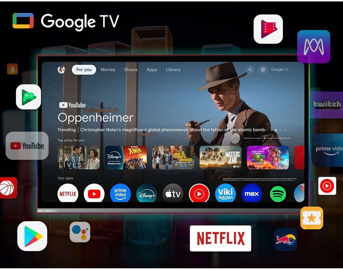 CHiQ 65" QM10 4K QLED Smart Google TV U65QM10