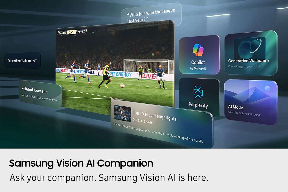 Samsung 55" Mini LED M70H 4K Vision AI Smart TV UA55M70HAWXXY