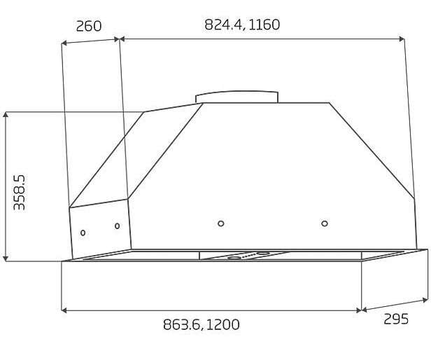 Schweigen 120cm Silent 3200m3/hr Stainless Steel Undermount Rangehood UM-12UMSE