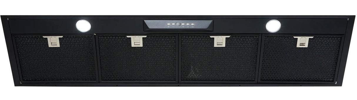 Schweigen 120cm Silent 1600m3/hr Black Undermount Rangehood UM1170-12BSP