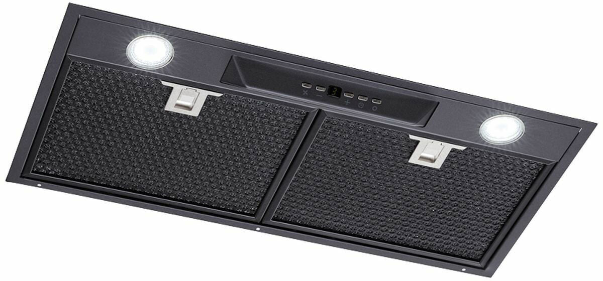 Schweigen 60cm Silent 1600m3/hr Black Undermount Rangehood UM1170-6BSP