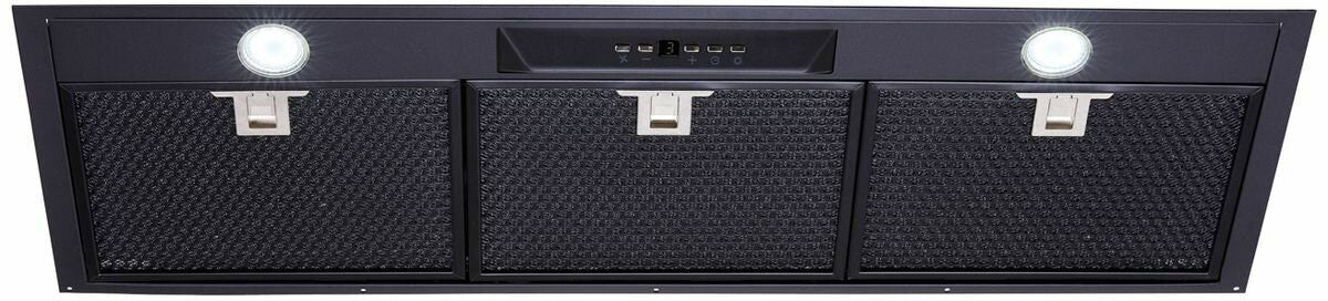 Schweigen 90cm Silent 900m3/hr Black Undermount Rangehood UM1170-9BST